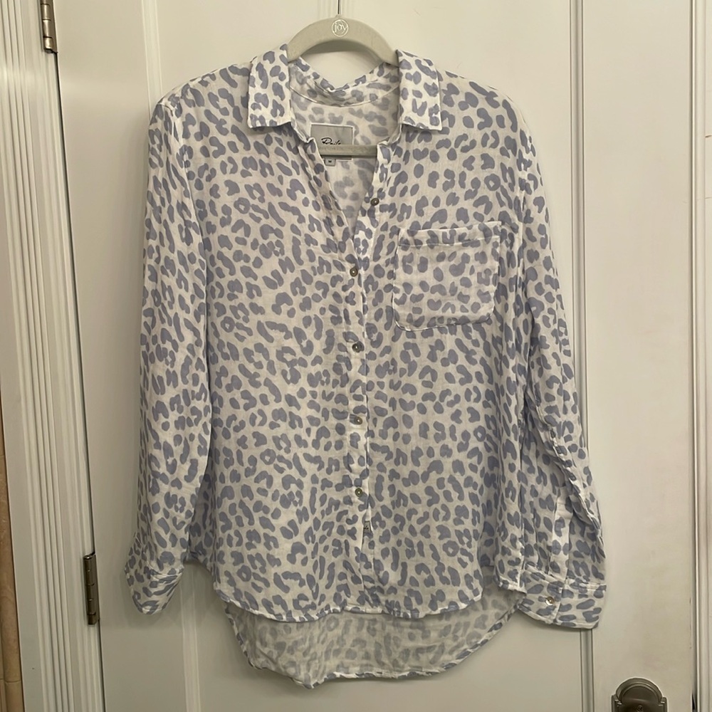 Rails long sleeve linen button up